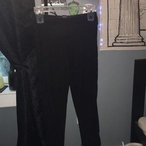 black skinny pants